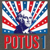 Potus 1 George Washington Retro Cotton Canvas Backpack