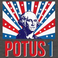 Potus 1 George Washington Retro Vector Backpack