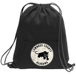 Party 1966 Lowndes County Alabama Logo Roots Sweatshirt Cinch Pack Bag