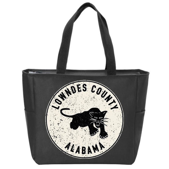 Party 1966 Lowndes County Alabama Logo Roots Zip Tote Bag