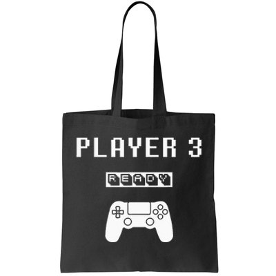 Player 1 Player 2 ready player 4 loading... pregnancy ps Tote Bag