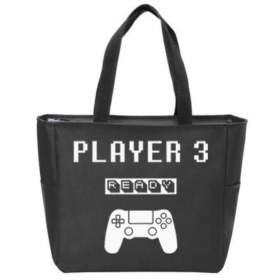 Player 1 Player 2 ready player 4 loading... pregnancy ps Zip Tote Bag