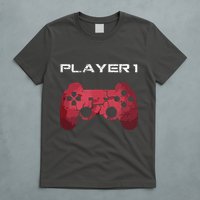 Player 1 Player 2 Gamer Gaming Matching Dad Son Couple T-Shirt