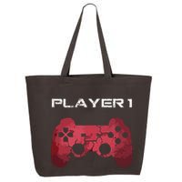 Player 1 Player 2 Gamer Gaming Matching Dad Son Couple 25L Jumbo Tote