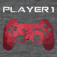 Player 1 Player 2 Gamer Gaming Matching Dad Son Couple 25L Jumbo Tote