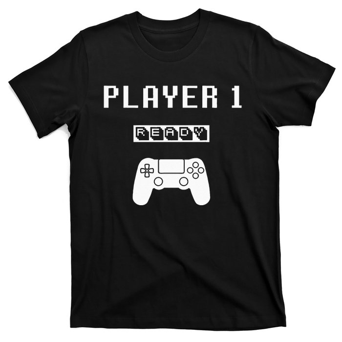 Player 1 Player 2 ready player 3 loading... pregnancy ps T-Shirt