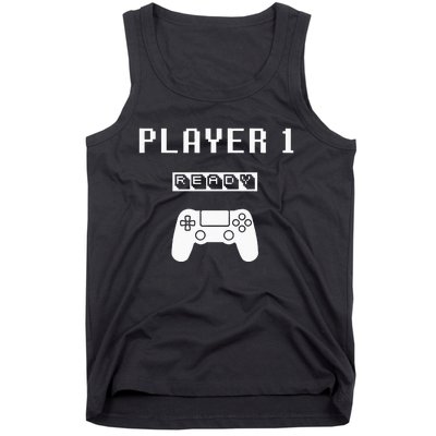 Player 1 Player 2 ready player 3 loading... pregnancy ps Tank Top