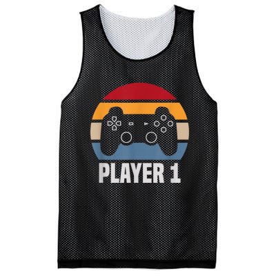 Player 1 Player 2 Couple Matching Video Gamer Mesh Reversible Basketball Jersey Tank