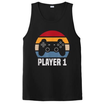 Player 1 Player 2 Couple Matching Video Gamer PosiCharge Competitor Tank