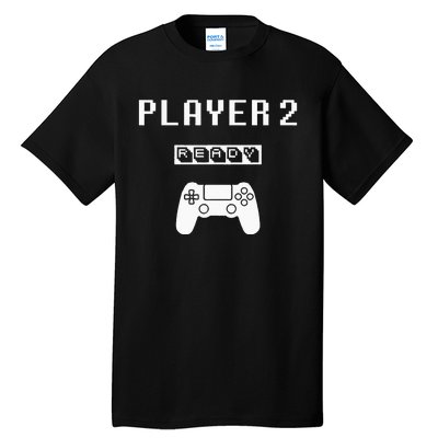 Player 1 Player 2 ready player ps game 5... Dad day Brother Tall T-Shirt