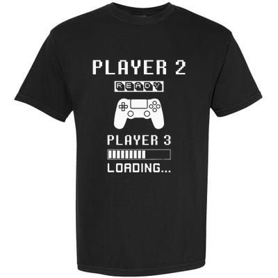 Player 1 Player 2 ready player 3 loading... pregnancy ps Garment-Dyed Heavyweight T-Shirt