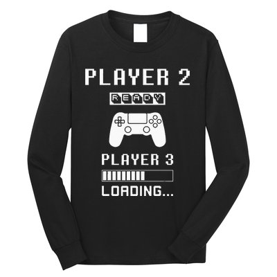 Player 1 Player 2 ready player 3 loading... pregnancy ps Long Sleeve Shirt