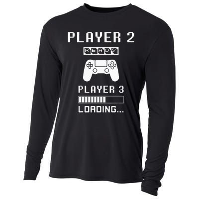 Player 1 Player 2 ready player 3 loading... pregnancy ps Cooling Performance Long Sleeve Crew