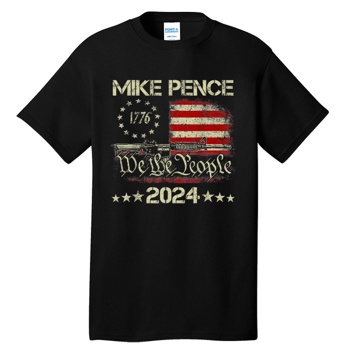 Pence 2024 Anti Biden Harris Mike Pence For President Tall T-Shirt