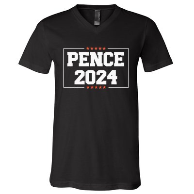 Pence 2024 Anti Biden Harris Mike Pence V-Neck T-Shirt