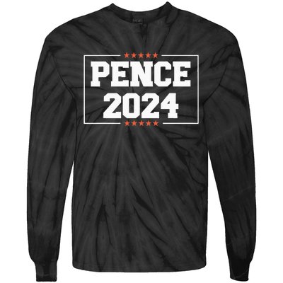 Pence 2024 Anti Biden Harris Mike Pence Tie-Dye Long Sleeve Shirt