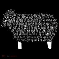 Psalm 23 Bible Scripture Lamb Tie-Dye T-Shirt