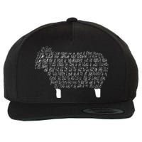 Psalm 23 Bible Scripture Lamb Wool Snapback Cap