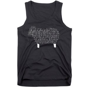 Psalm 23 Bible Scripture Lamb Tank Top