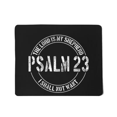 Psalm 23 Christian The Lord Is My Shepherd Mousepad