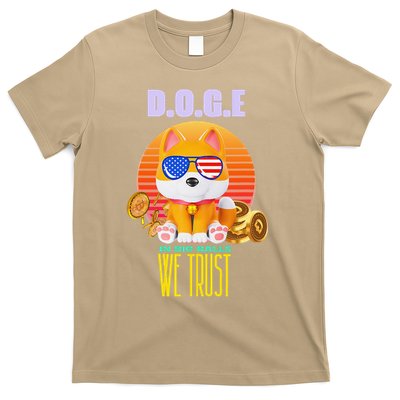 Patriotic 2025 DOGE in balls we trust T-Shirt