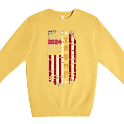 Patriotic 2024 Election Theme Premium Crewneck Sweatshirt