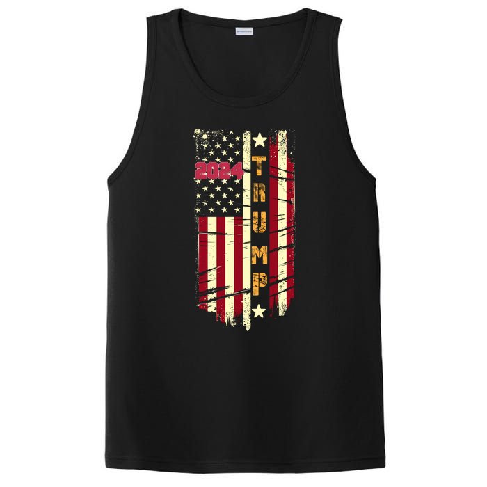 Patriotic 2024 Election Theme PosiCharge Competitor Tank