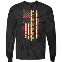 Patriotic 2024 Election Theme Tie-Dye Long Sleeve Shirt