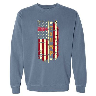 Patriotic 2024 Election Theme Garment-Dyed Sweatshirt