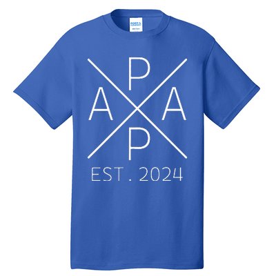 Papa 2024 Father To Be 2024 Proud Papa 2024 Tall T-Shirt