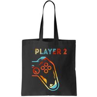 Player 2 Funny Video Game Lover Joystick Retro Matching Gamer Couple Bag