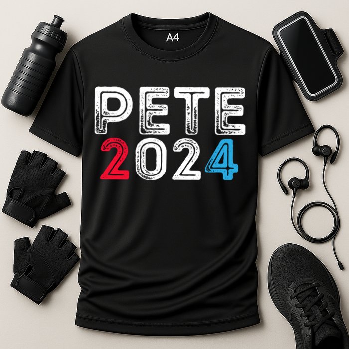 Pete 2024 Gift Pete For President Buttigieg Vote Gift Cooling Performance Crew T-Shirt