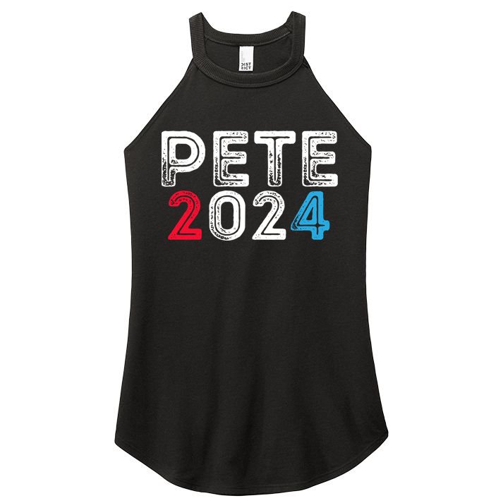 Pete 2024 Gift Pete For President Buttigieg Vote Gift Women's Perfect Tri Rocker Tank