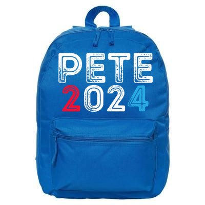 Pete 2024 Gift Pete For President Buttigieg Vote Gift 16 in Basic Backpack
