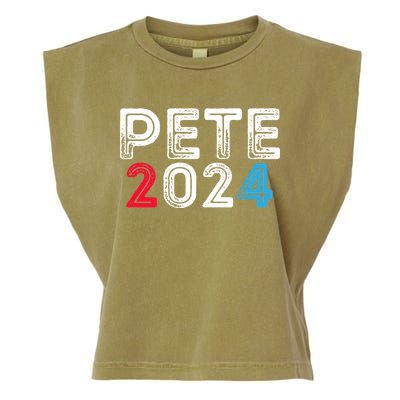 Pete 2024 Gift Pete For President Buttigieg Vote Gift Garment-Dyed Women's Muscle Tee