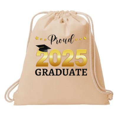 Proud 2025 Graduate Graduating Class Of 2025 Drawstring Bag