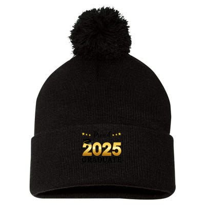 Proud 2025 Graduate Graduating Class Of 2025 Pom Pom 12in Knit Beanie