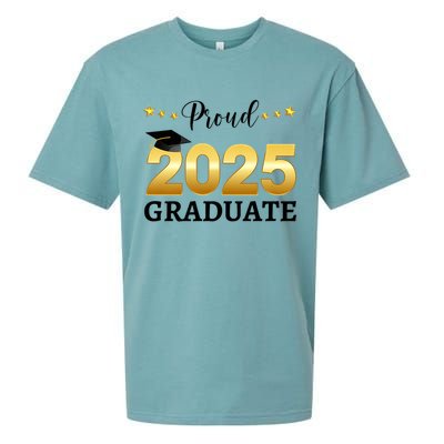 Proud 2025 Graduate Graduating Class Of 2025 Sueded Cloud Jersey T-Shirt