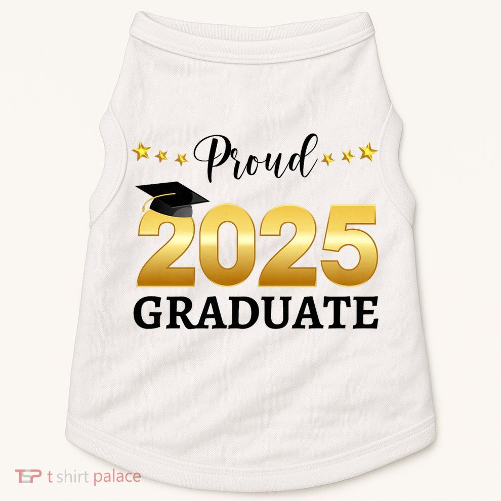 Proud 2025 Graduate Graduating Class Of 2025 Doggie Tank