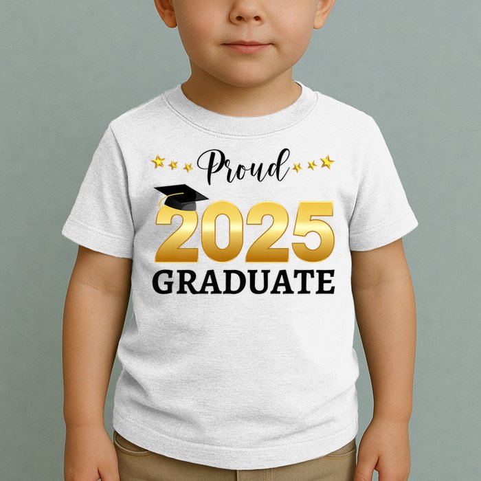 Proud 2025 Graduate Graduating Class Of 2025 Toddler T-Shirt