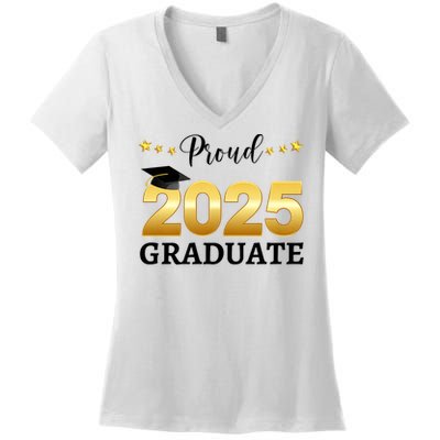 Proud 2025 Graduate Graduating Class Of 2025 Women's V-Neck T-Shirt