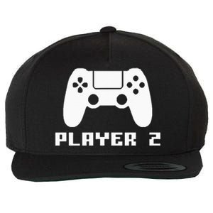 Player 2 Matching Gamer Player 1 Player 2 Couple Video Game Wool Snapback Cap