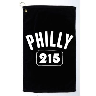 Philly 215 Philly Pride Area Code Workout Platinum Collection Golf Towel