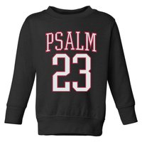 Psalm 23 Toddler Sweatshirt