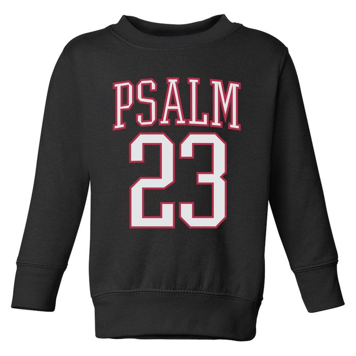 Psalm 23 Toddler Sweatshirt