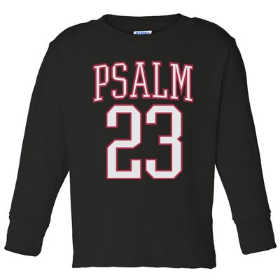 Psalm 23 Toddler Long Sleeve Shirt