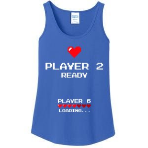 Player 2 Player 6 Loading Gift Retro Gaming Gift Announcet Gift Ladies Essential Tank