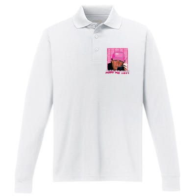 President 2024 Performance Long Sleeve Polo