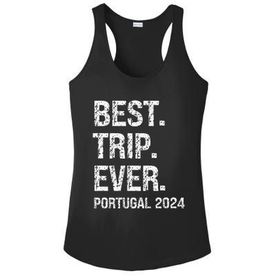 Portugal 2024 Portugal Vacation 2024 Portugal Family Ladies PosiCharge Competitor Racerback Tank