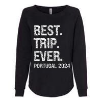 Portugal 2024 Portugal Vacation 2024 Portugal Family Womens California Wash Sweatshirt